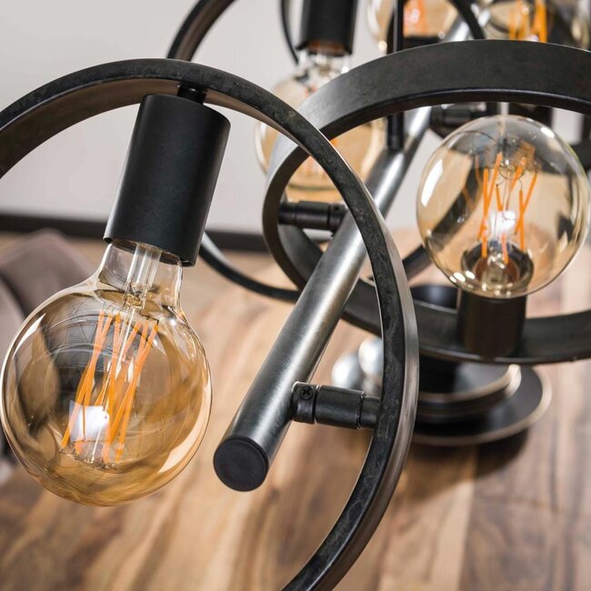 HELDR! Hanglamp Multo 6L - Charcoal