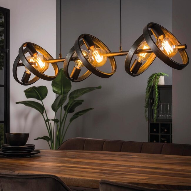 HELDR! Hanglamp Multo 6L - Charcoal