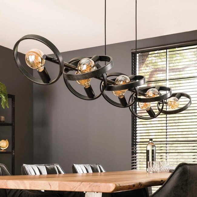 HELDR! Hanglamp Multo 8L - Charcoal