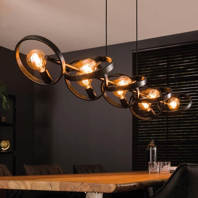 HELDR! Hanglamp Multo 8L - Charcoal