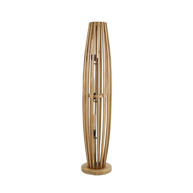 HELDR! Vloerlamp Oliva 3L - Mango Hout