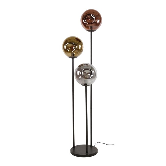 HELDR! Vloerlamp Zara 3L Ø25cm - Multicolor