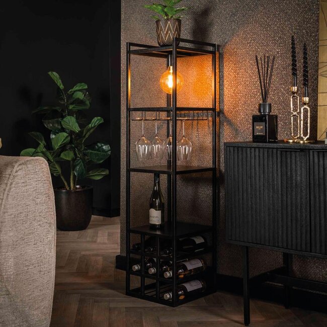 HELDR! Vloerlamp Vino - Charcoal