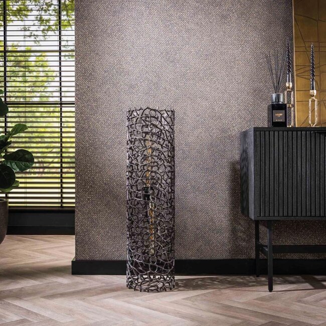 HELDR! Vloerlamp Tripoli Ø25cm Large - Zwart