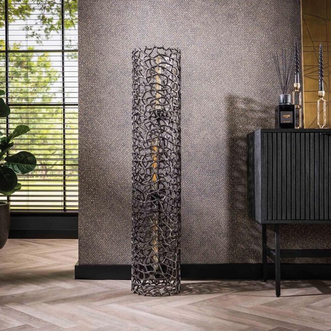 HELDR! Vloerlamp Tripoli Ø25cm XL - Zwart