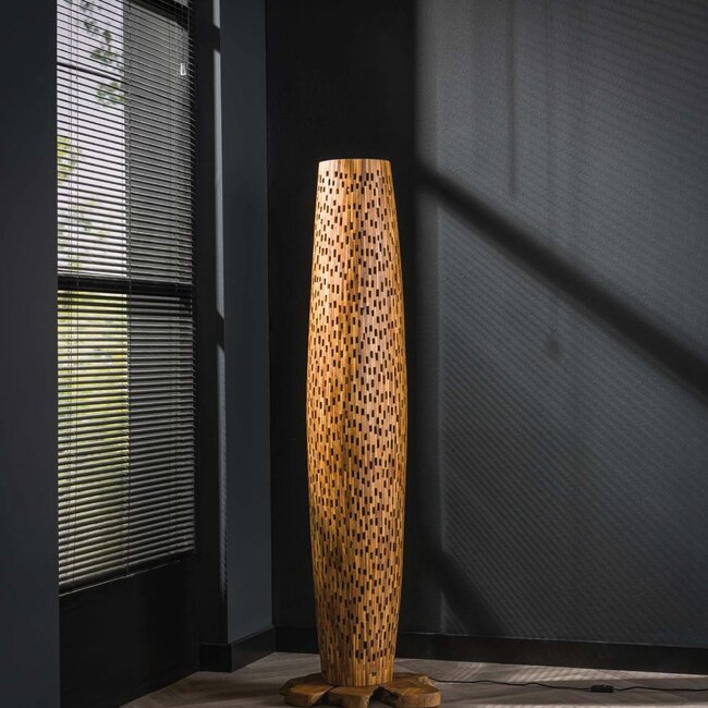 HELDR! Vloerlamp Vizano Large - Teakhout