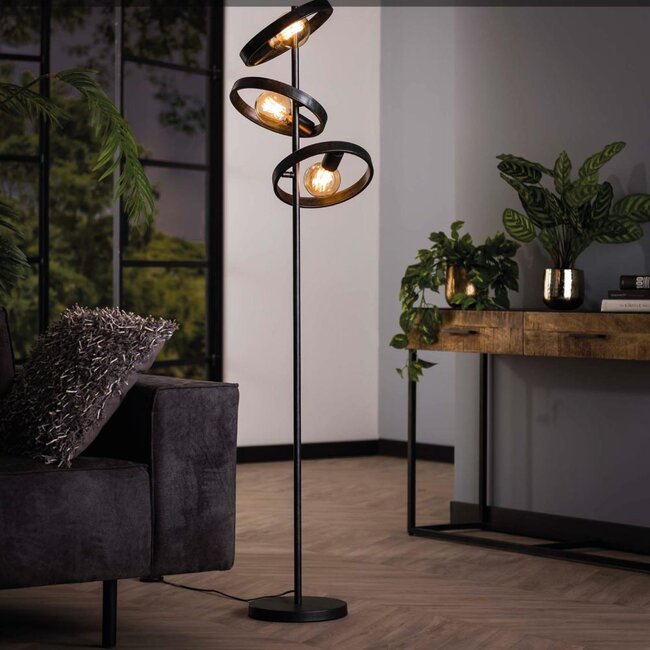 HELDR! Vloerlamp Multo II 3L - Charcoal