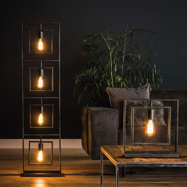 HELDR! Vloerlamp Nueva 4L - Charcoal