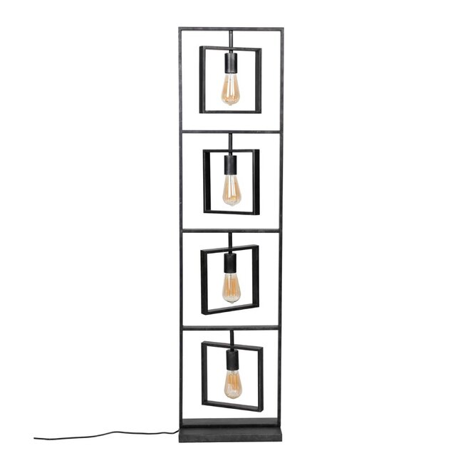 HELDR! Vloerlamp Nueva 4L - Charcoal