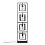 HELDR! Vloerlamp Nueva 4L - Charcoal