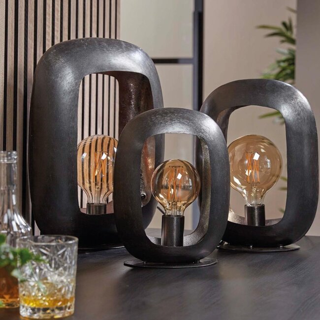 HELDR! Tafellamp Zuco 1L - Zwart