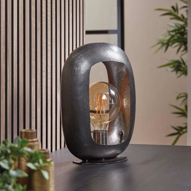 HELDR! Tafellamp Zuco 1L Large - Zwart