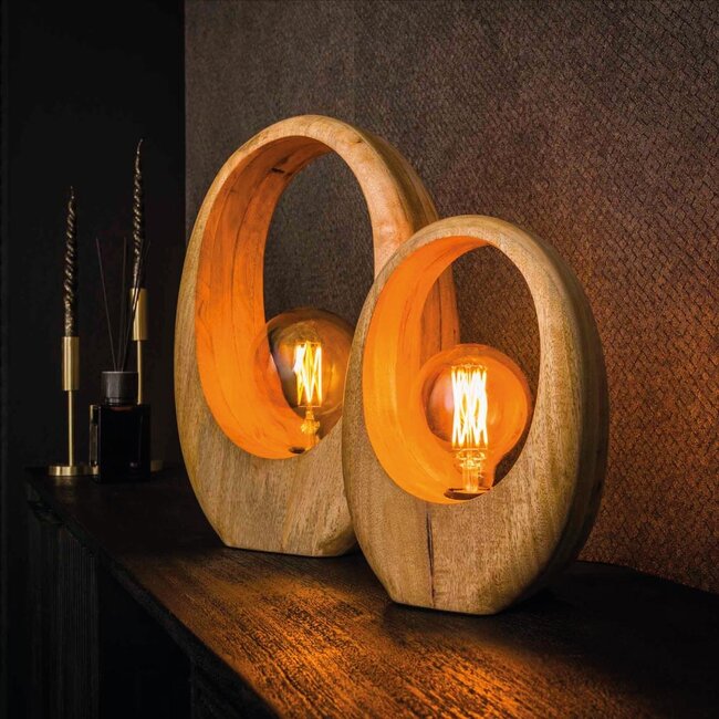 HELDR! Tafellamp Pico 1L - Mango Hout