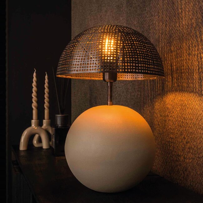 HELDR! Tafellamp Maldini 1L - Grijs