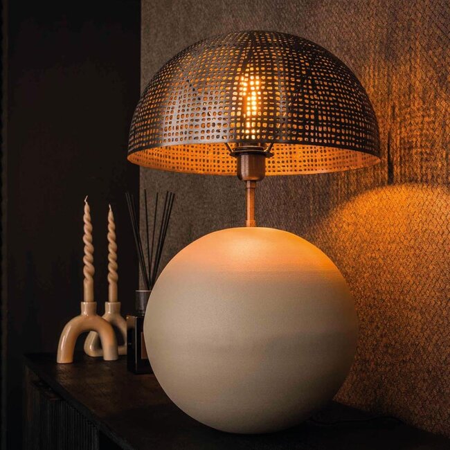 HELDR! Tafellamp Maldini 1L Large - Grijs