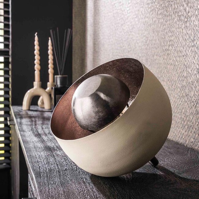 HELDR! Tafellamp Bagi Ø22cm 1L - Grijs