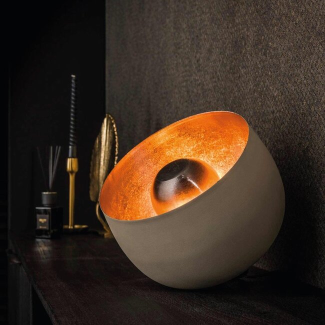 HELDR! Tafellamp Bagi Ø28cm 1L - Grijs