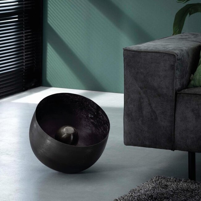 HELDR! Tafellamp Bagi Ø36cm 1L - Zwart