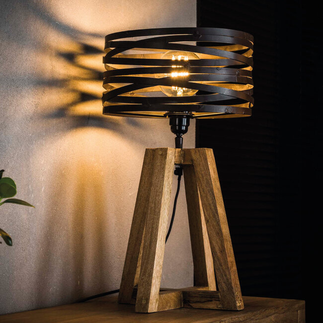 HELDR! Tafellamp Giona 1L - Zwart