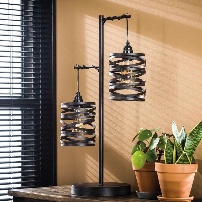 HELDR! Tafellamp Giona 2L - Zwart