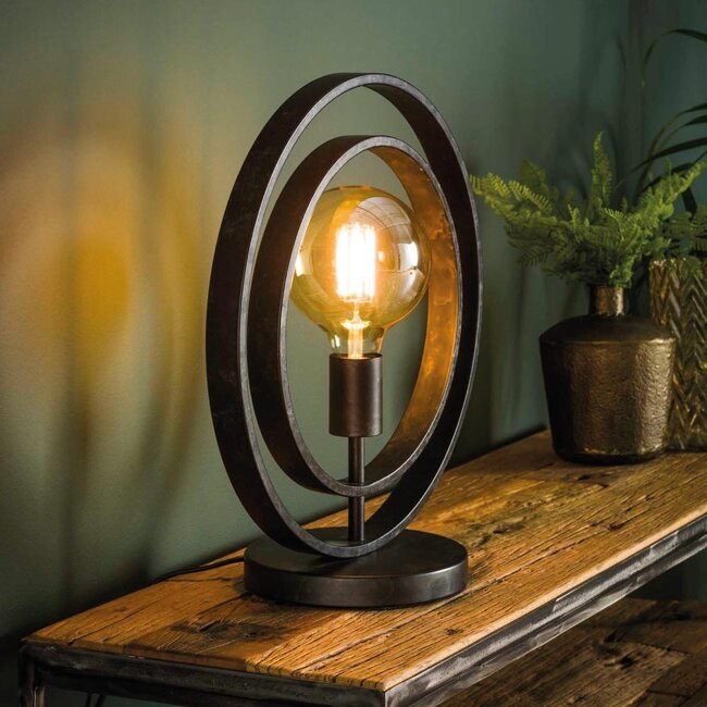 HELDR! Tafellamp Riola 1L - Charcoal