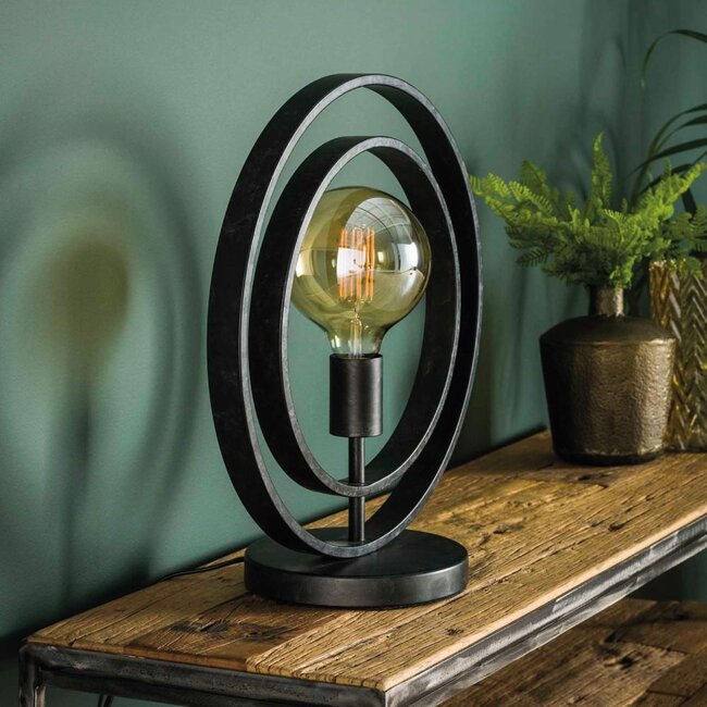 HELDR! Tafellamp Riola 1L - Charcoal