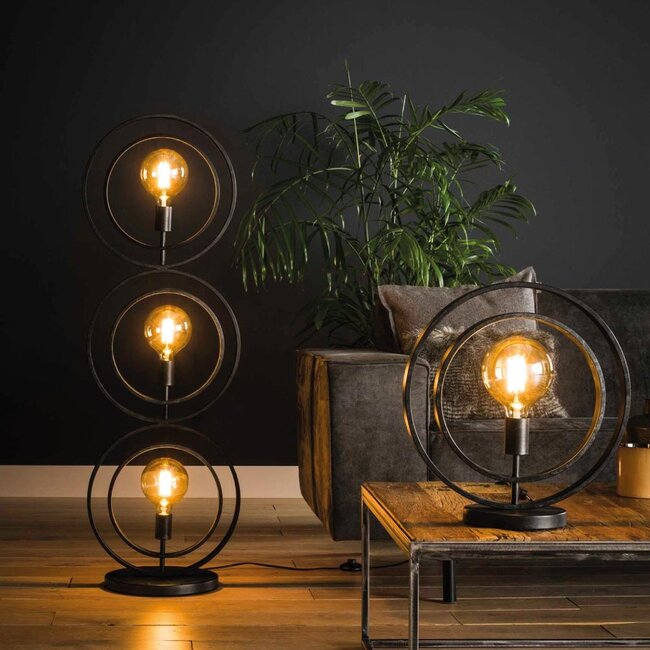 HELDR! Tafellamp Riola 1L - Charcoal