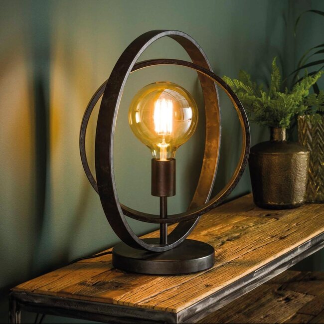 HELDR! Tafellamp Riola 1L - Charcoal