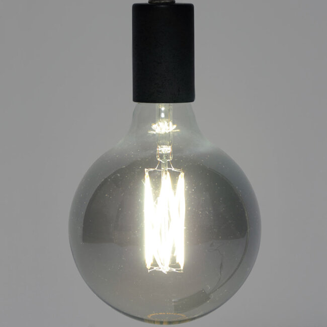 HELDR! E27 Led Filament Globe 125mm Smoke 6W 2100K 450lm - Dimbaar