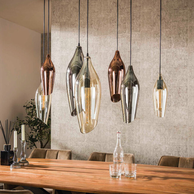 HELDR! Hanglamp Garda 7L - Multicolor