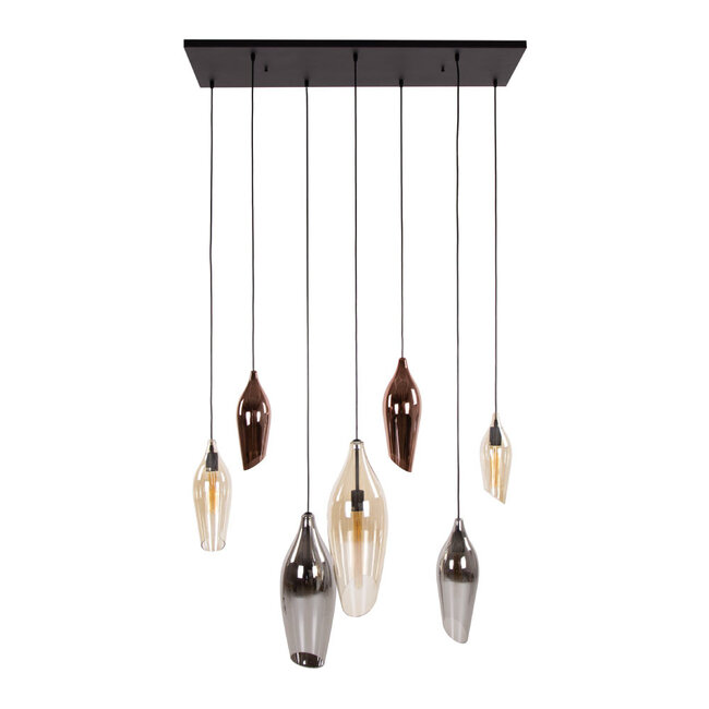 HELDR! Hanglamp Garda 7L - Multicolor