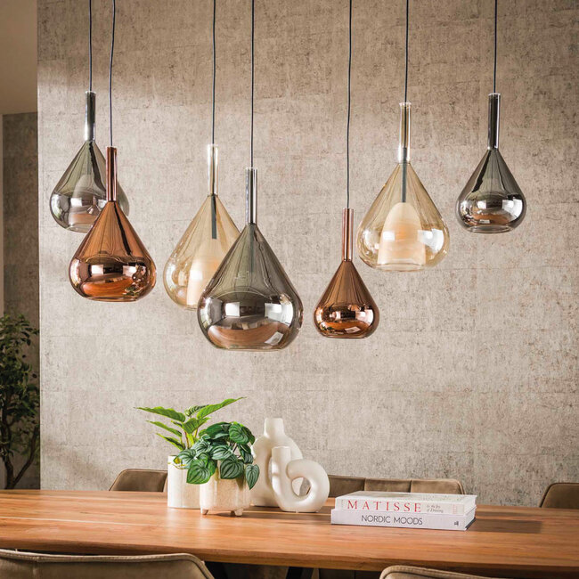 HELDR! Hanglamp Donna 7L - Multicolor