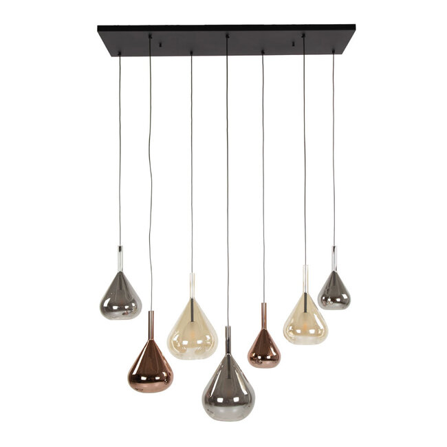 HELDR! Hanglamp Donna 7L - Multicolor