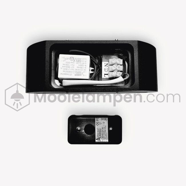 Artdelight Wandlamp Sharp - Wit