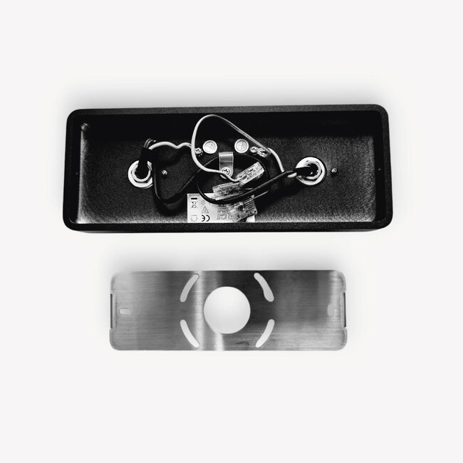 Artdelight Plafondlamp Laguna 2L - Zwart