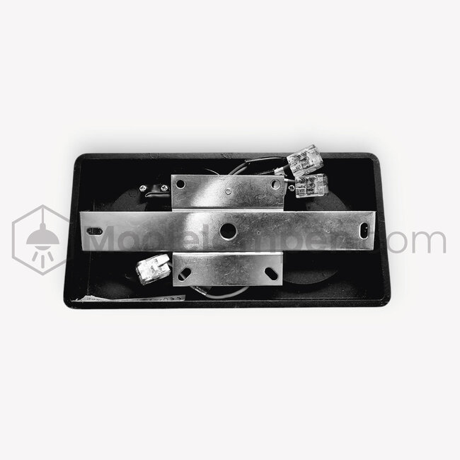 Artdelight Plafondlamp Megano 2L - Gun Metal