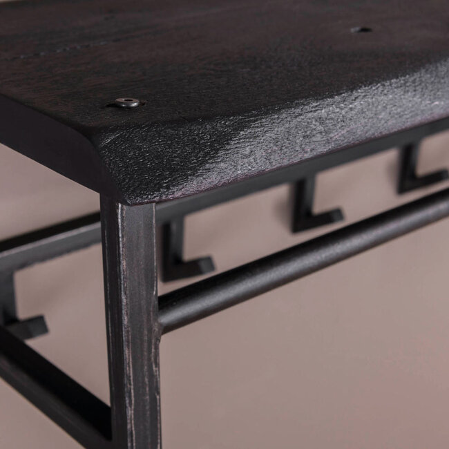 HELDR! Kapstok Ivar 6 Haken - Bruin/Acacia Hout