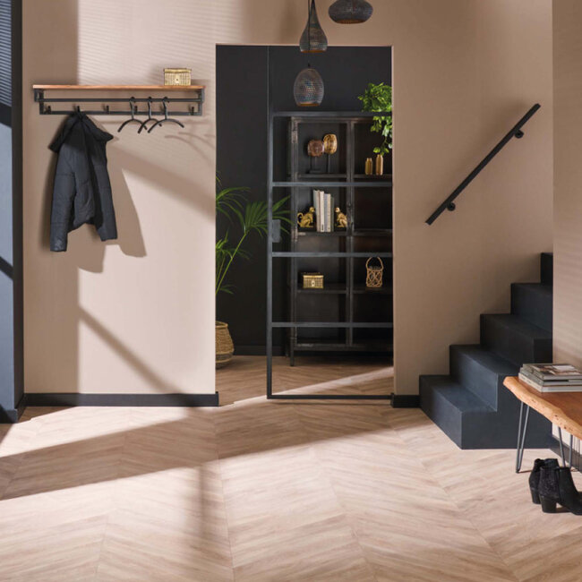 HELDR! Kapstok Ferran 6 Haken - Zwart/Acacia Hout