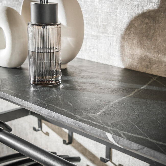 HELDR! Kapstok Perez 6 Haken - Zwart-Bruin/Grijs