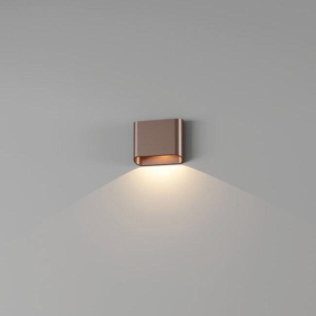 Artdelight Wandlamp Diaz 1L - Donker Brons