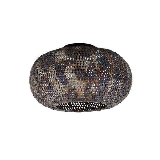 HELDR! Plafondlamp Selci - Zwart/Bruin