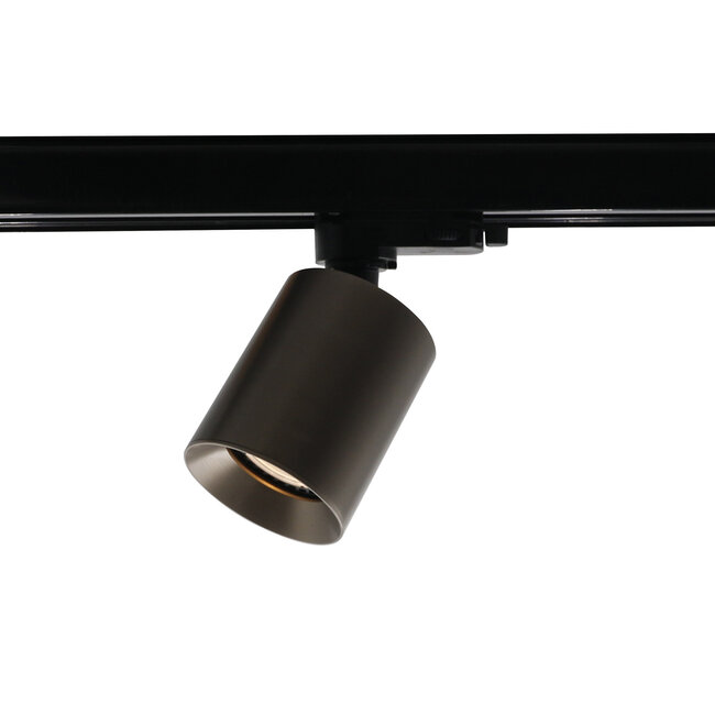 Artdelight 1-fase Railsysteem Megano 3m set (eindvoeding) - Zwart/Gun Metal