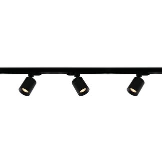 Artdelight 1-fase Railsysteem Megano 1m set (eindvoeding) - Zwart