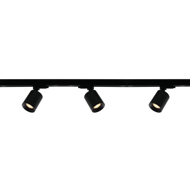 Artdelight 1-fase Railsysteem Megano 1m set (eindvoeding) - Zwart