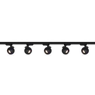 Artdelight 1-fase Railsysteem Bolero 2m set (eindvoeding) - Zwart