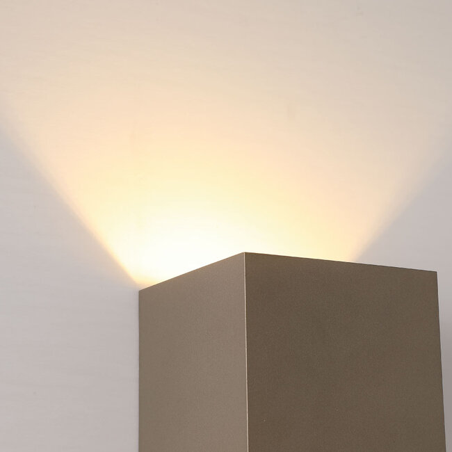 Searchlight Wandlamp Cuby - Latte/Bruin