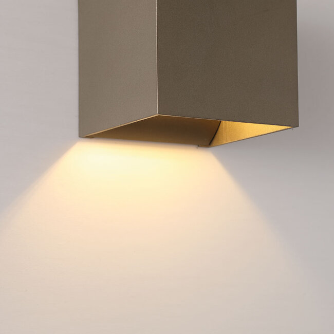 Searchlight Wandlamp Cuby - Latte/Bruin