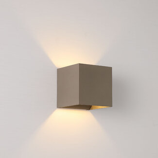 Searchlight Wandlamp Cuby - Latte/Bruin