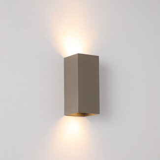 Searchlight Wandlamp Rectangular - Latte/Bruin