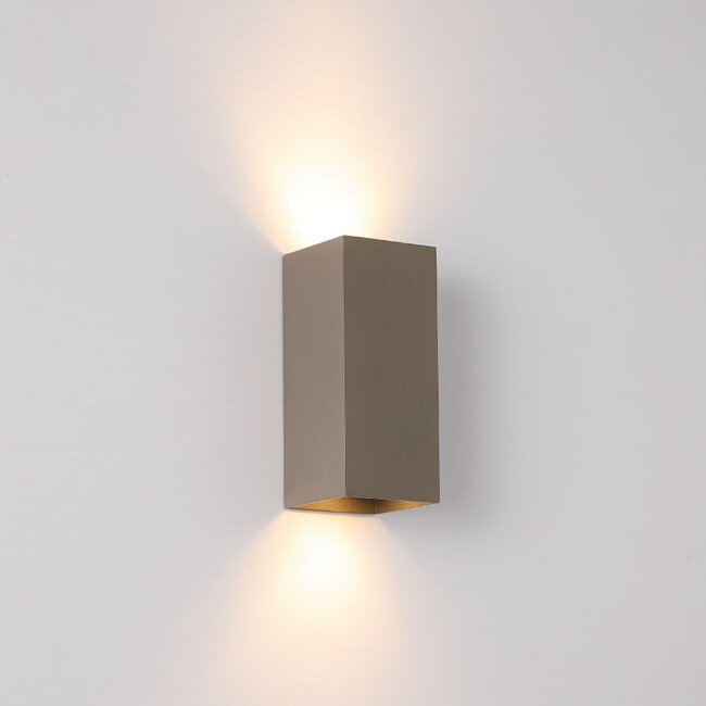 Searchlight Wandlamp Rectangular - Latte/Bruin
